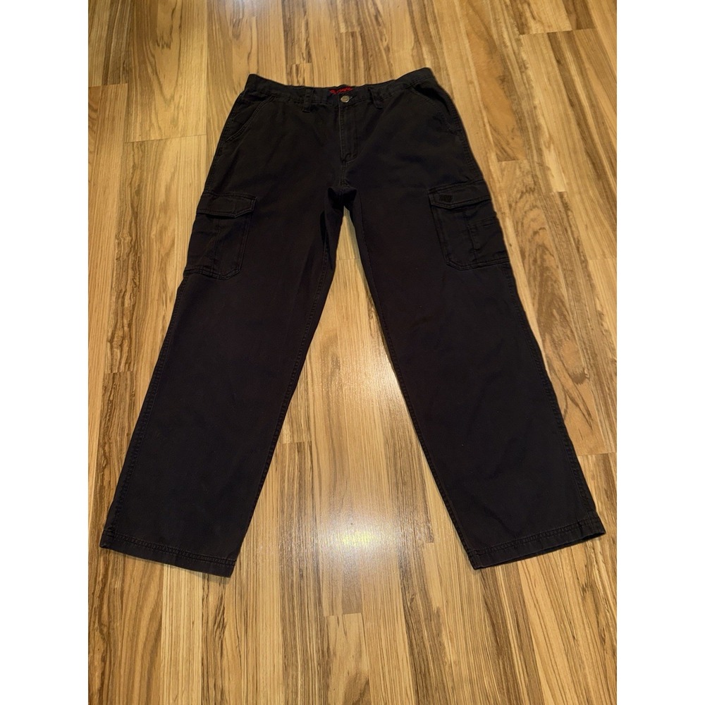 Tony‎ Hawk Men's 36x32 Gray Straight Leg Skater Cargo pants Gray Y2K Wide Baggy